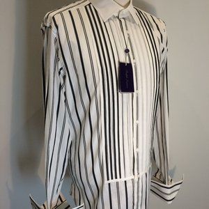 NWT Ralph Lauren Purple Label Tuxedo Shirt Size 17